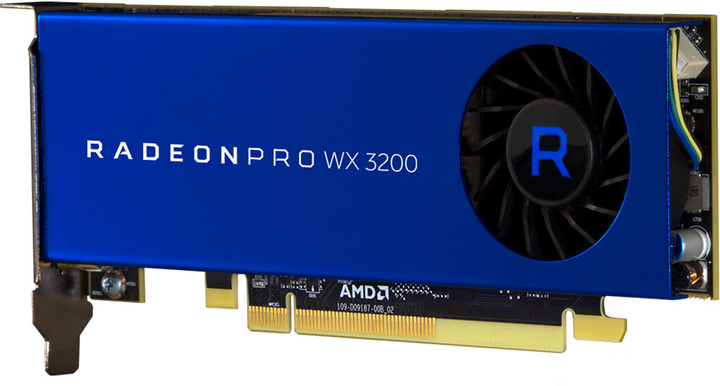 AMD PCI-Ex Radeon Pro WX 3200 4GB GDDR5 (128bit) (4 x miniDisplayPort) (100-506095) - зображення 2
