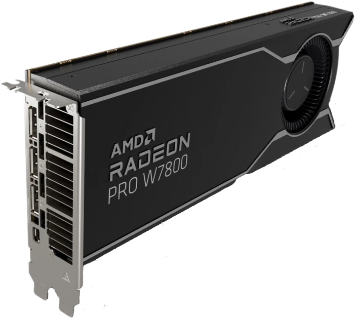 Відеокарта AMD PCI-Ex Radeon Pro W7900 48Gb GDDR6 (384bit) (3 x DisplayPort, 1 x miniDisplayPort) (100-300000074) - зображення 3