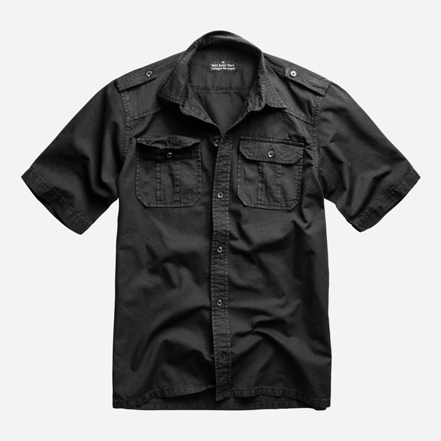 Тактична сорочка Surplus M65 Basic Shirt 1/2 Arm 06-3592-03 L Чорна - зображення 1