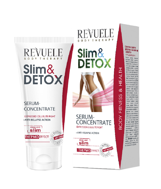 Сироватка-концентрат для боротьби із запущеним целюлітом Revuele Slim & Detox 200 мл - Фото 1 Сироватка-концентрат для боротьби із запущеним целюлітом Revuele Slim & Detox 200 мл - зображення 1