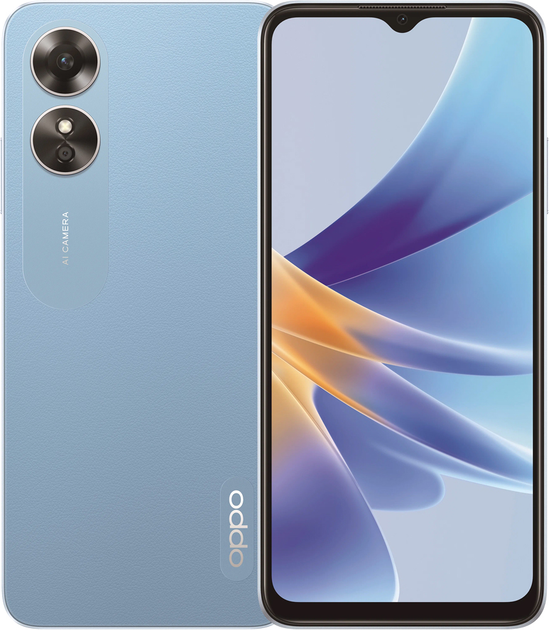Мобильный телефон OPPO A17 (CPH2477) 4/64GB Blue (6932169320306) – фото ...