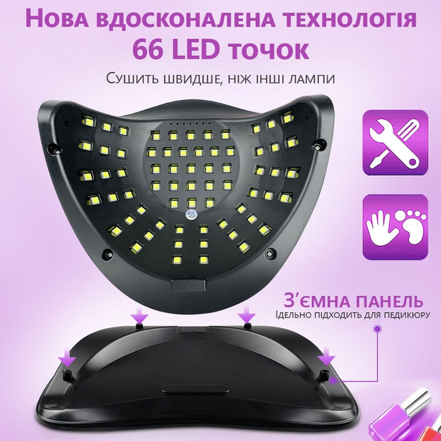 Ультрафиолетовая лампа для маникюра (для ногтей) Sun X11 Max (UV-SUN ...