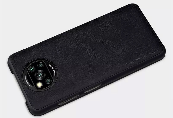 Etui z klapką Nillkin Qin do Xiaomi Poco X3 NFC czarne (NN-QLC-PX3/BK) - obraz 4