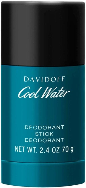 Dezodorant w sztyfcie Davidoff Cool Water Man Deostick 70 g (3607342727120) - obraz 1