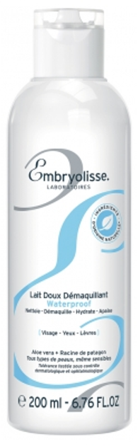 Mleczko do demakijażu Embryolisse Gentle Waterproof Make-up Remover Milk 200 ml (3350900001858) - obraz 1