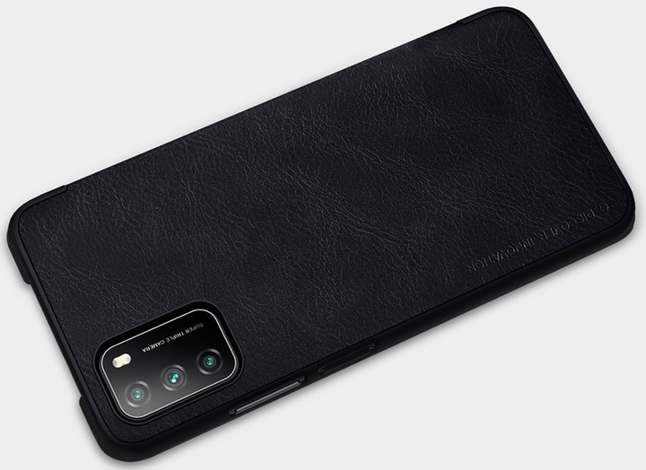Etui z klapką Nillkin Qin Leather do Xiaomi Poco M3 Czarny (NN-QLC-XPM3/BK) - obraz 5