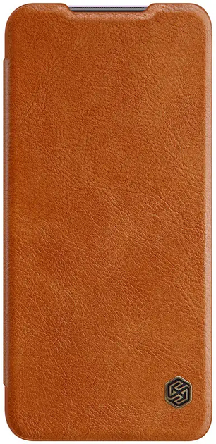 Etui z klapką Nillkin Qin Leather do Xiaomi Redmi 10X 5G/10X Pro 5G Brązowe (NN-QLC-XR10X/BN) - obraz 1