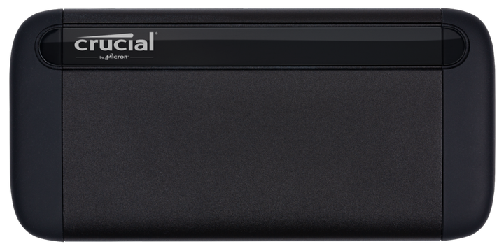 Crucial X8 Portable SSD 4TB USB 3.2 Gen2 Type-C 3D NAND (QLC) Black (CT4000X8SSD9) External - зображення 1