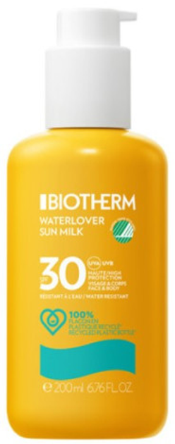 Молочко для засмаги Biotherm Waterlover Sun Milk Spf 30 200 мл (3614271701503) - зображення 1