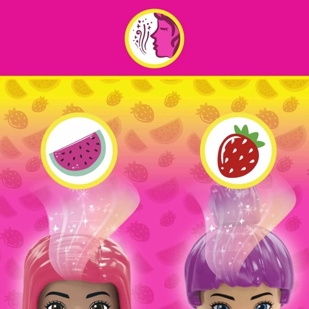 Klocki konstrukcyjne Barbie MEGA Color Reveal Kabriolecik Wesoła wycieczka (194735102761) - obraz 4
