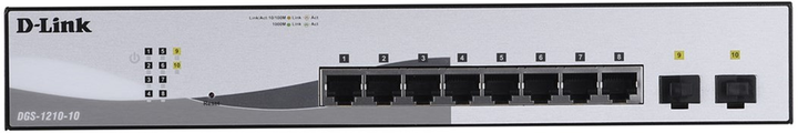 Komutator D-LINK-DGS-1210-10/E 10-port Gigabit Switch SFP - obraz 3