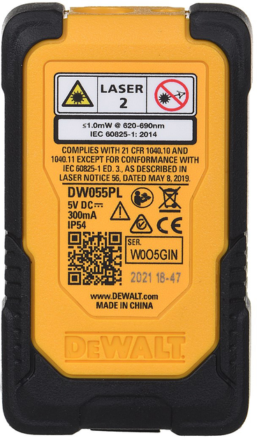 Dalmierz laserowy DeWalt DW055PL-XJ - obraz 3
