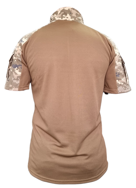 Рубашка Tactic4Profi УБАКС саржа-кулмакс пиксель-койот с коротким рукавом 5XL - изображение 2