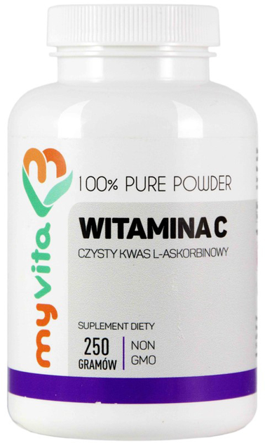 Myvita Witamina C w Proszku 250 g (5905279123526) - obraz 1