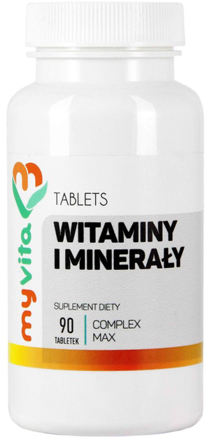 Myvita Witaminy I Minerały Complex 90 tabletek (5906395684397) - obraz 1