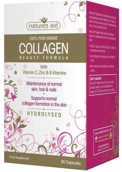 Харчова добавка Natures Aid Collagen Beauty Formula 90 капсул (5023652370098) - зображення 1