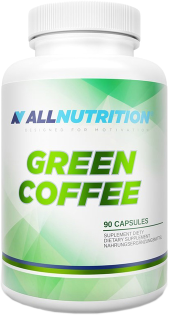 Харчова добавка Allnutrition Green Caffee Зелена кава 90 капсул (5902837721293) - зображення 1