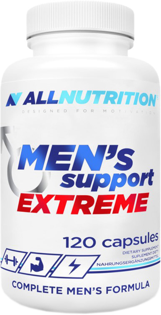 Preparat dla aktywnych fizycznie mężczyzn Allnutrition Mens Support Extreme 120 kapsułek (5902837728452) - obraz 1