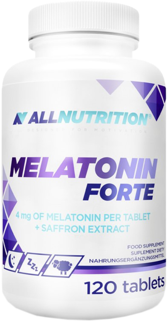 Харчова добавка Allnutrition Мелатонін Форте 120 капсул (5902837739311) - зображення 1