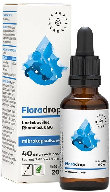 Харчова добавка Aura Herbals Floradrop 20 мл Lactobacillus RH (5902479611907) - зображення 1