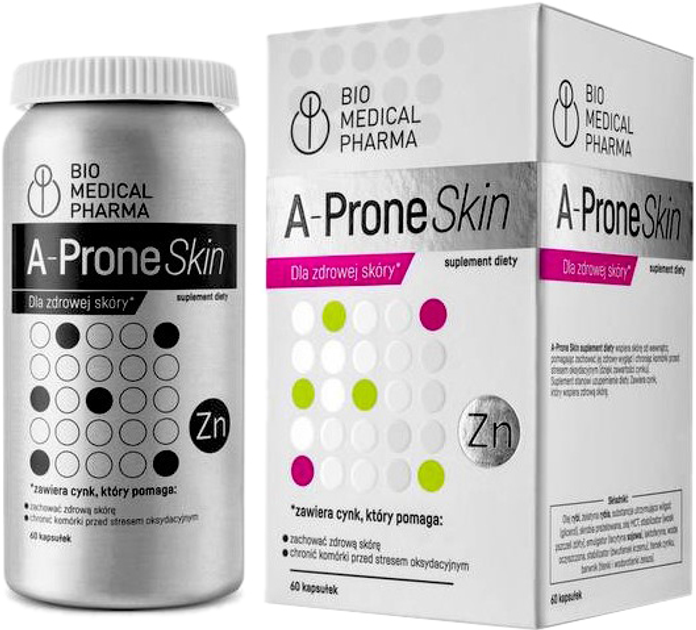 Bio Medical A-Prone Skin 60 kapsułek Trądzik (5905669622370) - obraz 1