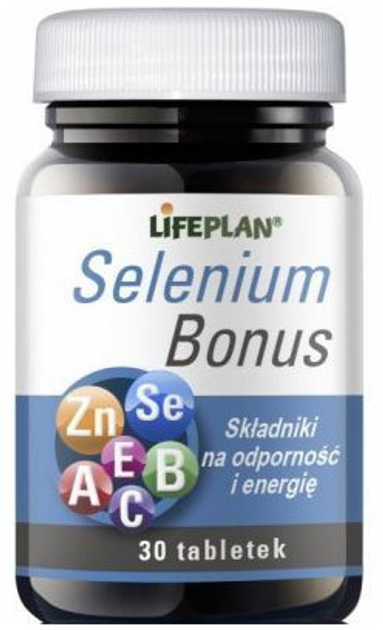 Харчова добавка Herb-Piast Selenium Bonus 30 таблеток додає енергії (5019205000116) - зображення 1