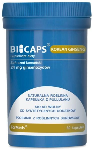 Formeds Bicaps Korean Ginseng 60 kapsułek Odporność (5903148620152) - obraz 1