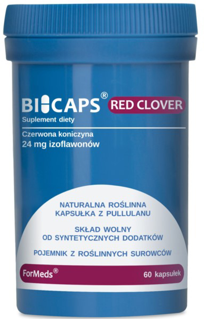 Харчова добавка Formeds Bicaps Red Clover 60 капсул Ендокринна система (5903148621012) - зображення 1