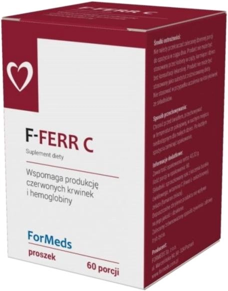 Харчова добавка для кардіоваскулярної системи Formeds F-Ferr C (5902768866049) - зображення 1