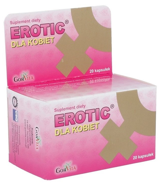 Gorvita Erotic Dla Kobiet 20 kapsułek (5907636994084) - obraz 1