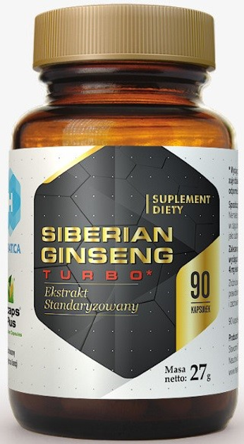 Харчова добавка Hepatica Siberian Ginseng 90 капсул для імунітету (5905279653566) - зображення 1