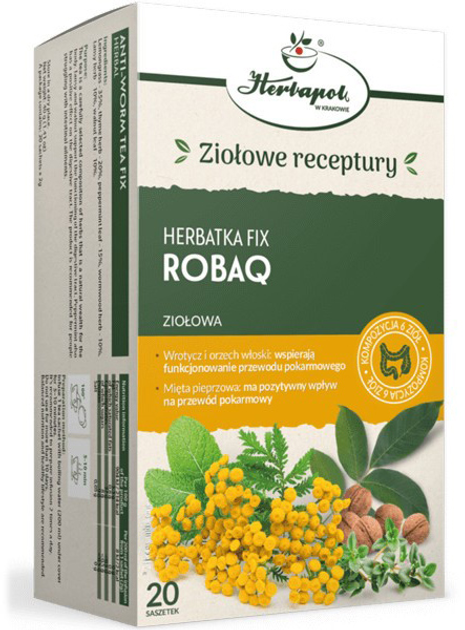Herbapol Herbatka Fix Robaq 20 saszetek (5903850019893) - obraz 1