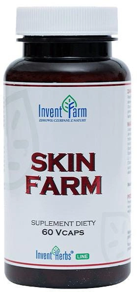 Харчова добавка Invent Farm Skin Farm 60 капсул Здорова шкіра (5907751403638) - зображення 1