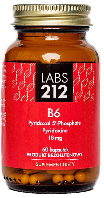 Харчова добавка LABS212 B6 P-5-P+ Піроксид 60 капсул (5903943955183) - зображення 1