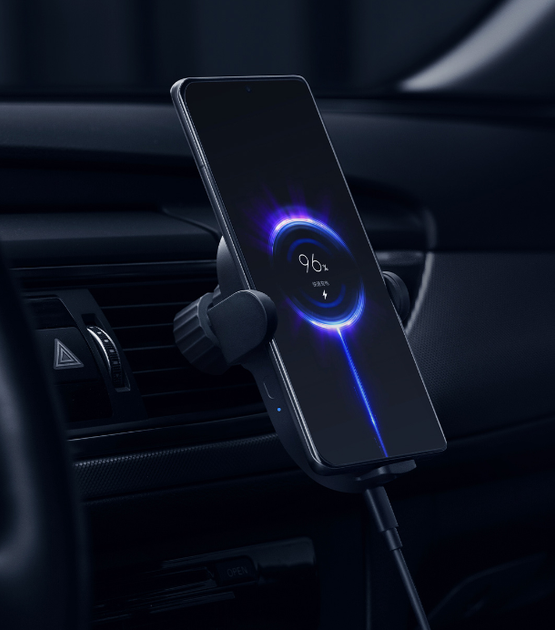 Авто держатель с беспроводной зарядкой Xiaomi Mi Wireless Car Charger 30W - Фото 2 Авто держатель с беспроводной зарядкой Xiaomi Mi Wireless Car Charger 30W - изображение 2