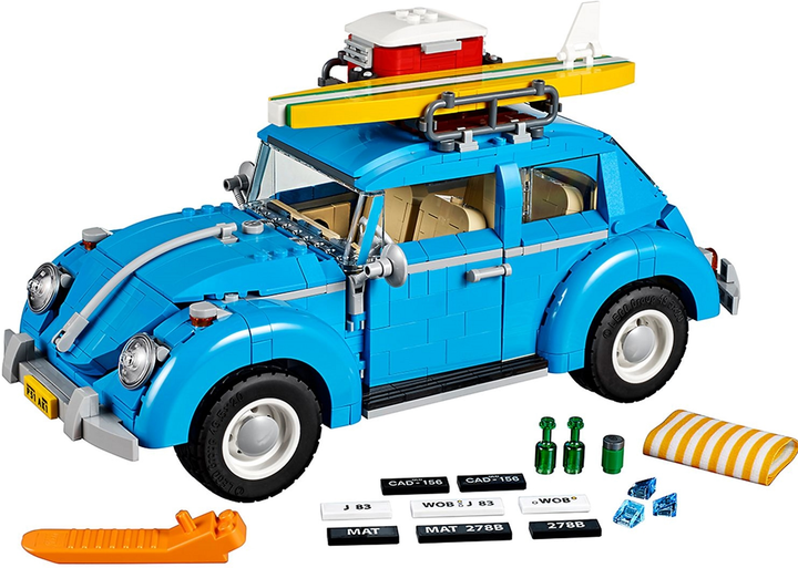 Zestaw klocków LEGO Creator Expert Volkswagen Beetle 1167 elementów (10252) - obraz 2