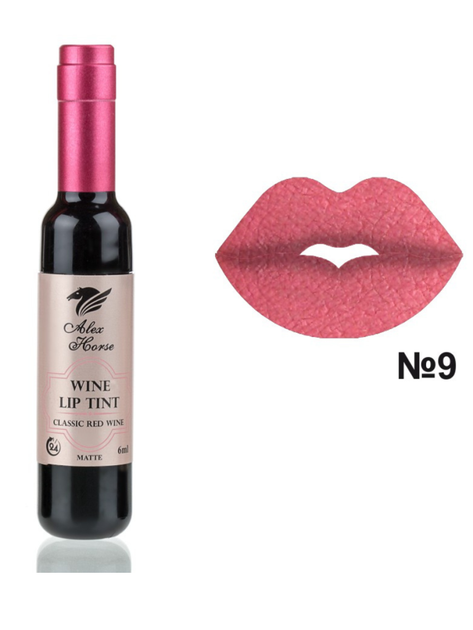 Жидкая помада тинт для губ на основе натуральных пигментов Wine Lip Tint №9 - Фото 1 Жидкая помада тинт для губ на основе натуральных пигментов Wine Lip Tint №9 - изображение 1