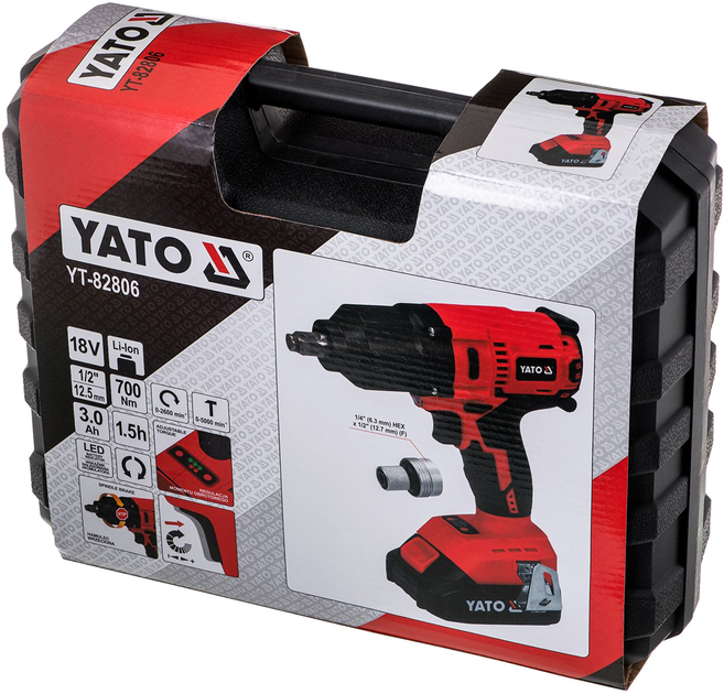 Гайковерт ударный YATO YT-82806 - зображення 16