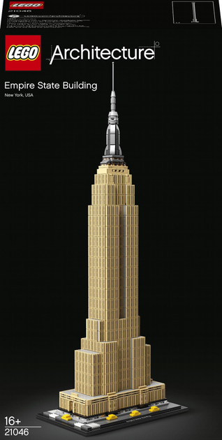 Zestaw klocków LEGO Architecture Empire State Building 1767 elementów (21046) - obraz 1
