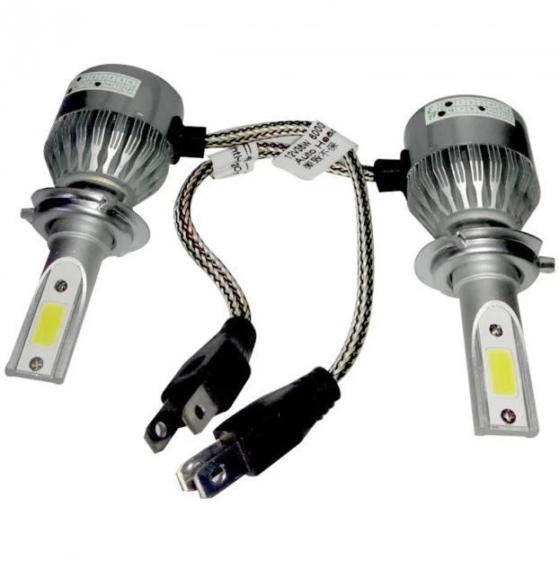 Комплект LED ламп H4 ближнє та дальнє світло HeadLight. Активний кулер. 6000К. 4500lm - зображення 3