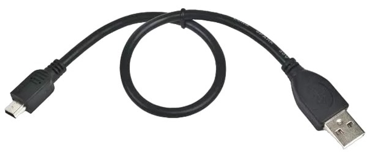Kabel Gembird mini-USB 2.0 do Canon Czarny (CCP-USB2-AM5P-1) - obraz 3