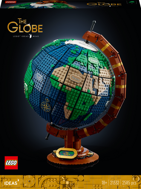 Zestaw klocków LEGO Ideas Globus 2585 elementów (21332) - obraz 1