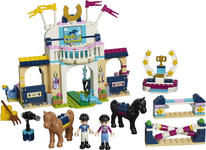 Zestaw klocków LEGO Friends Skoki przez przeszkody Stephanie 337 elementów (41367) - obraz 2