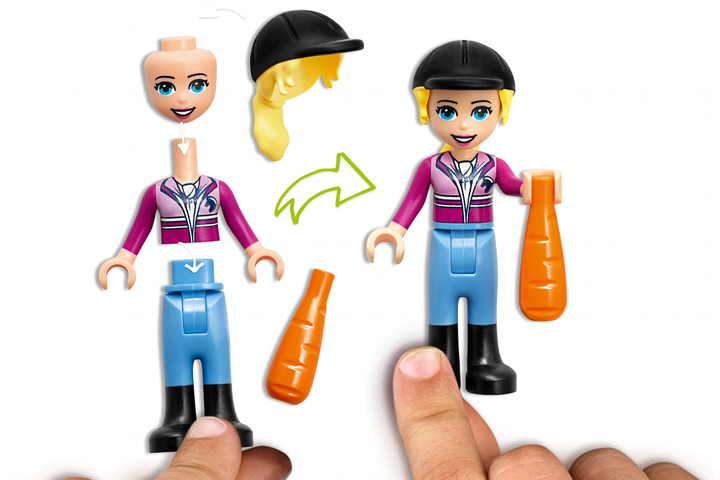 Zestaw klocków LEGO Friends Skoki przez przeszkody Stephanie 337 elementów (41367) - obraz 5