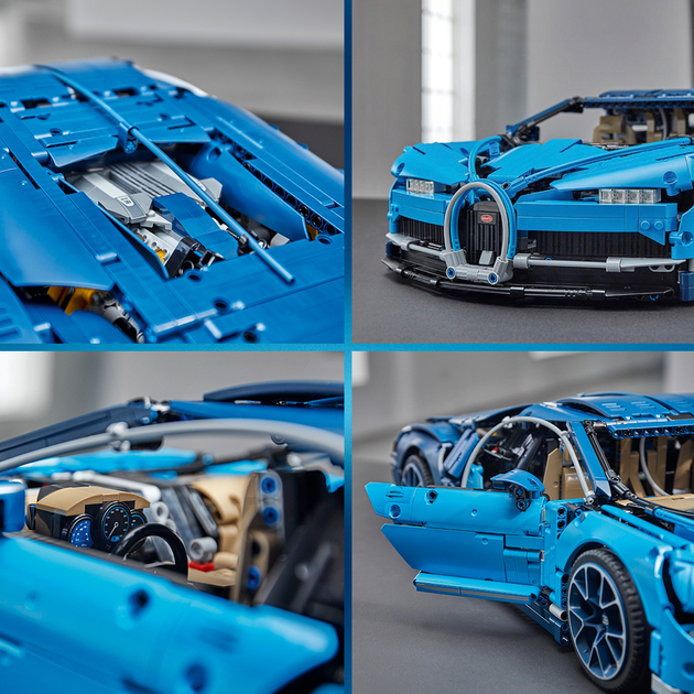 Конструктор LEGO Technic Bugatti Chiron 3599 деталей (42083
