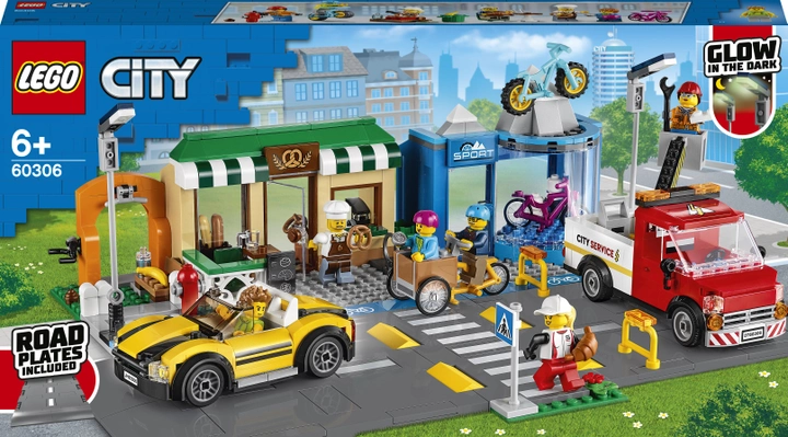 Конструктор LEGO City Торгова вулиця 533 деталі (60306) - зображення 1