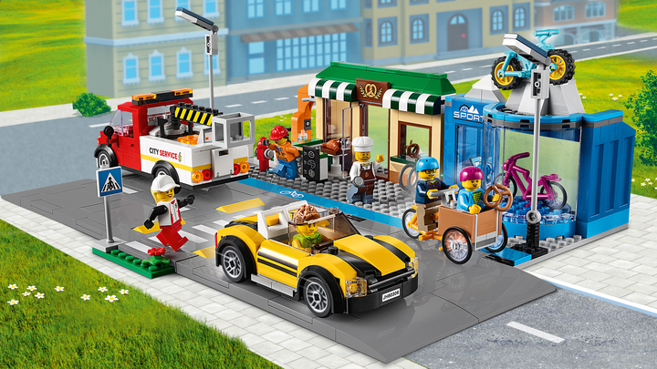 Конструктор LEGO City Торгова вулиця 533 деталі (60306