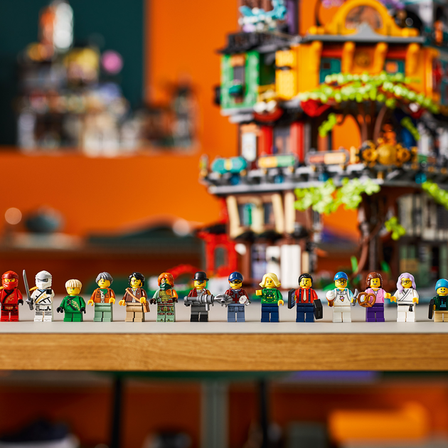 Zestaw klocków LEGO Ninjago Miejskie ogrody Ninjago 5685 części (71741) - obraz 6