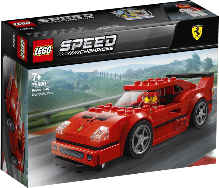 Конструктор LEGO Speed Champions Автомобіль Ferrari F40 Competizione 198 деталей (75890) - зображення 3