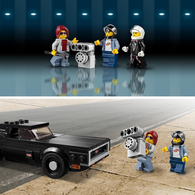 Zestaw klocków LEGO Speed Champions Cars 2018 Dodge Challenger SRT Demon oraz 1970 Dodge Charger R/T 478 elementów (75893) - obraz 12